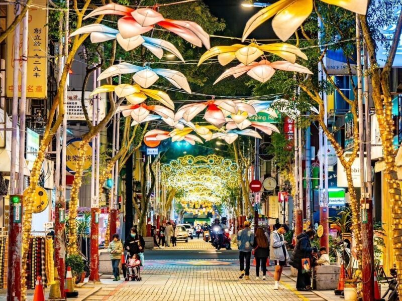蘆竹南崁商圈夜景